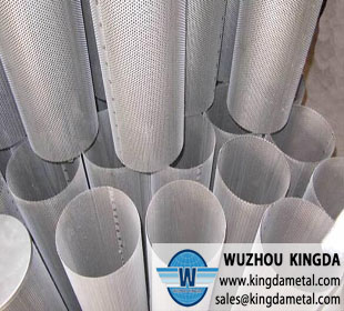 Wire screen mesh tube